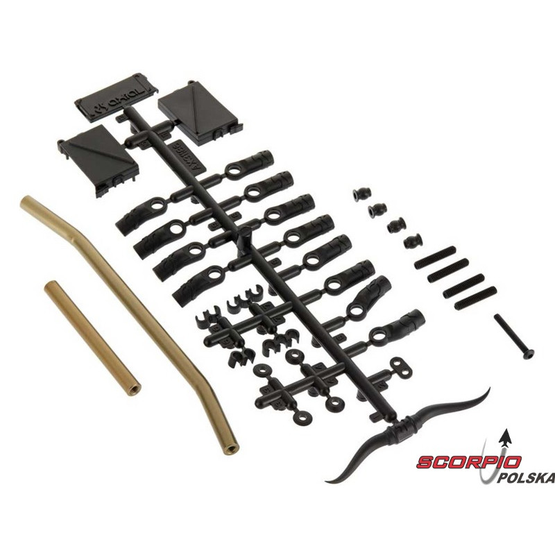 AXIAL AX31428 AR60: Zestaw tuningowy kierowniczy alu