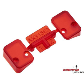 AXIAL AX31569 Oslony tylnych świateł świateł czerwone