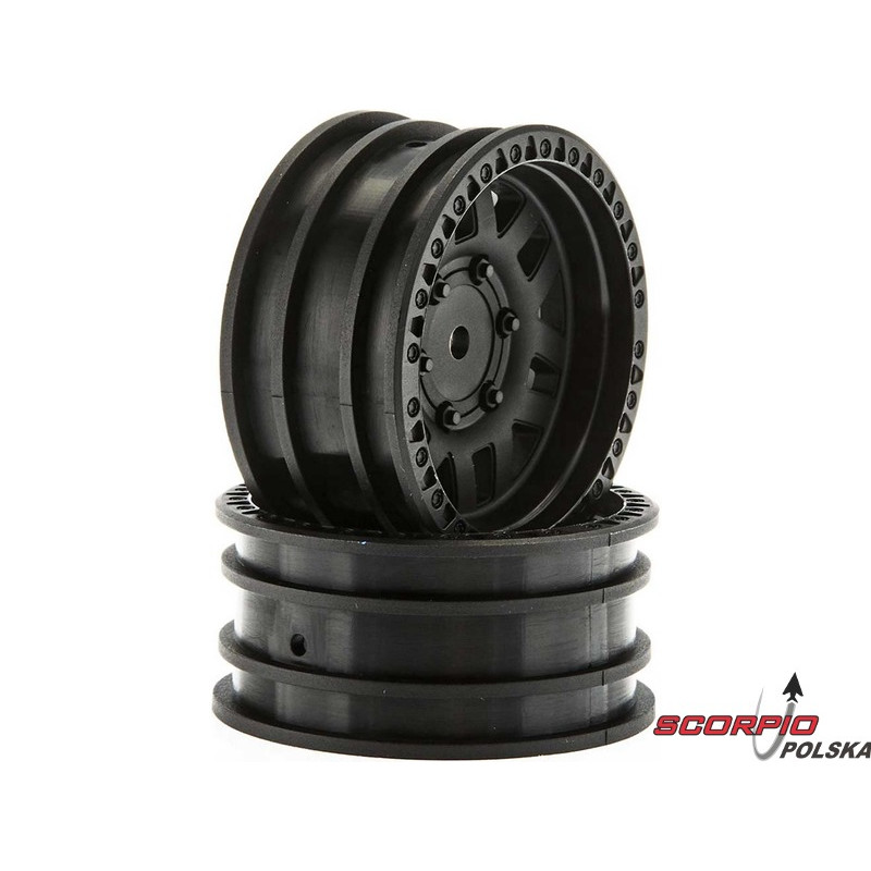 AXIAL AX31587 Felga 1.9 KMC XD Machete Crawl czarna (2)