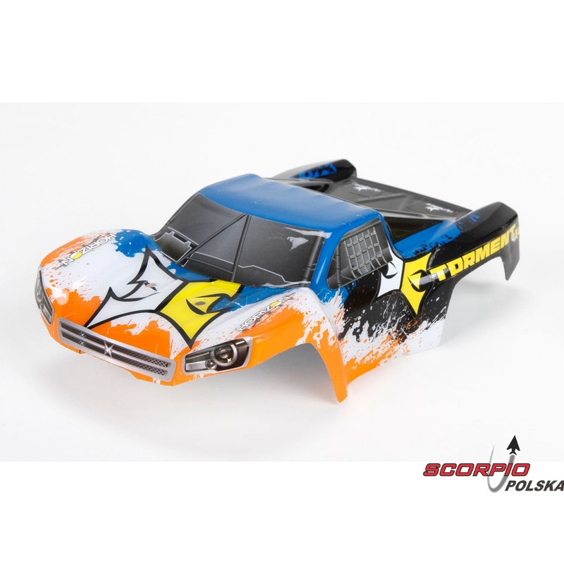 ECX 1:24 - Karoseria pomalow Torment pomarańczowa