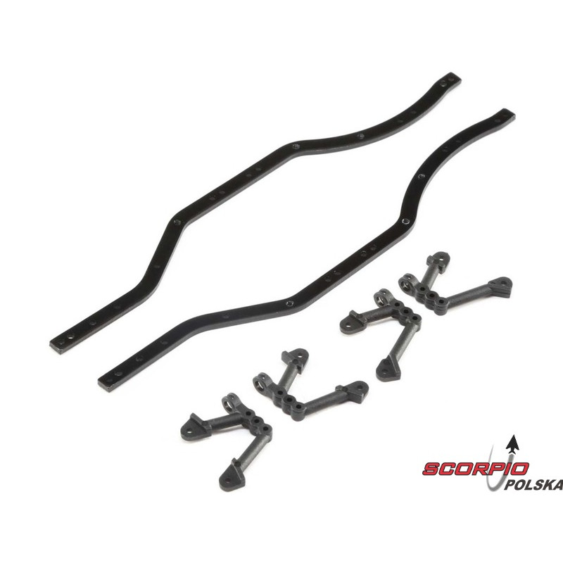 ECX 1:24 Barrage - Ściany boczne podwozia