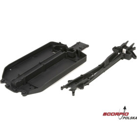 ECX 1:10 4WD-Płyta podw, górna część krótka (1)