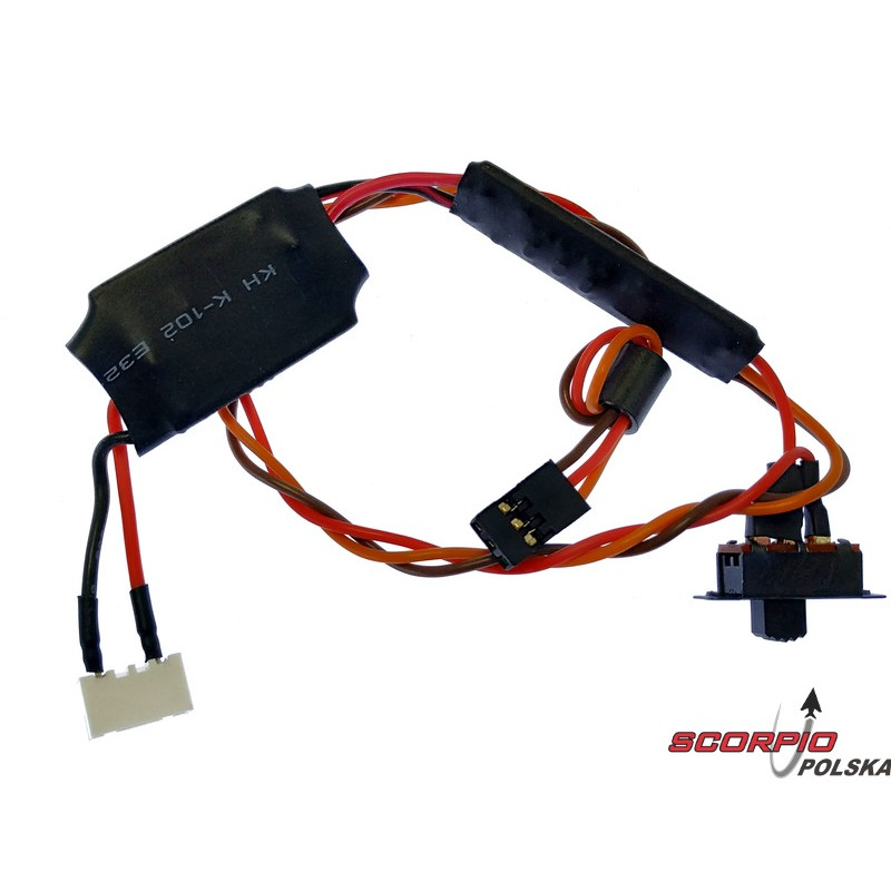 E-flite jednostka sterująca oświetlenia LED z wyłącznikiem: Night Radian 2.0m