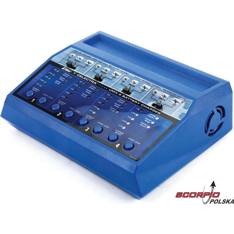 Ładowarka Celectra UMX-4 4x9W AC/DC