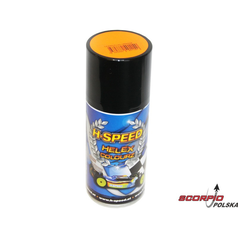 H-SPEED Spray na lexan 150ml fluoresc. pomarańczowy