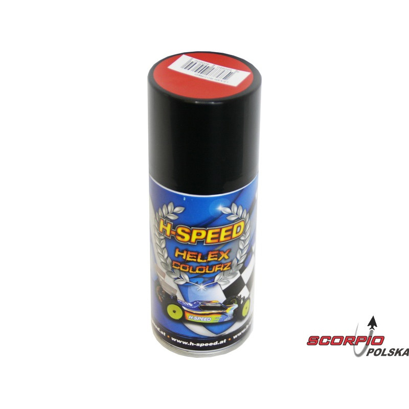 H-SPEED Spray na lexan 150ml fluoresc. czerwony