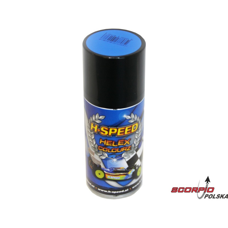 H-SPEED Spray na lexan 150ml fluoresc. niebieski