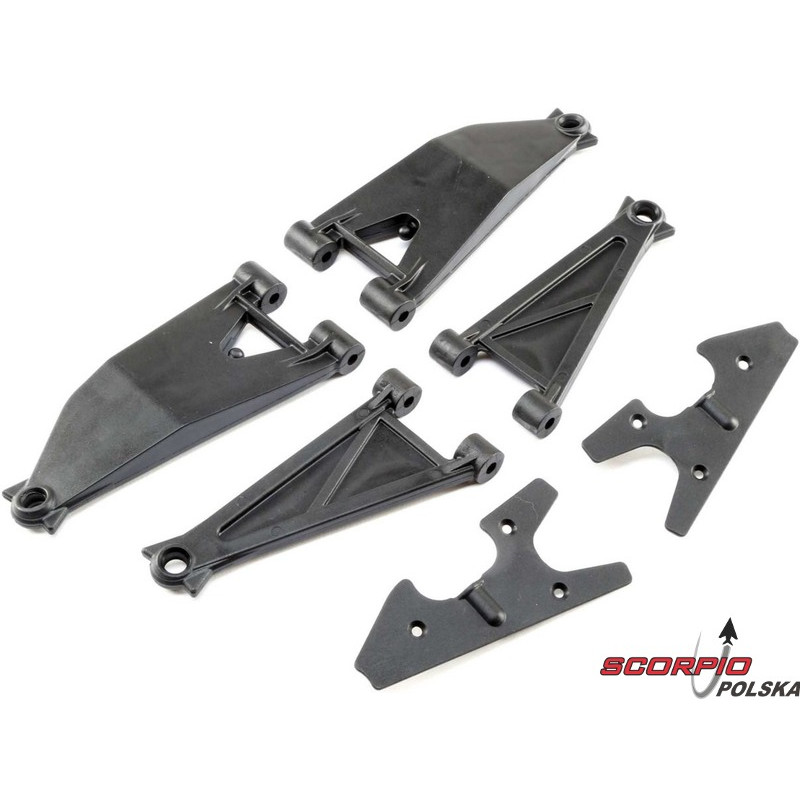 Losi Super Baja Rey: Wahacz przedni kompletny (2)