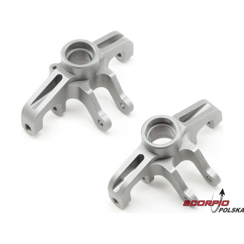 Losi Baja Rey: Zwrotnice przednie aluminiowe (2)