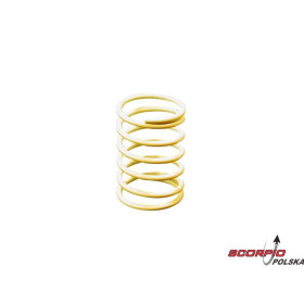 1" Spring 40.0 Rate. Yellow