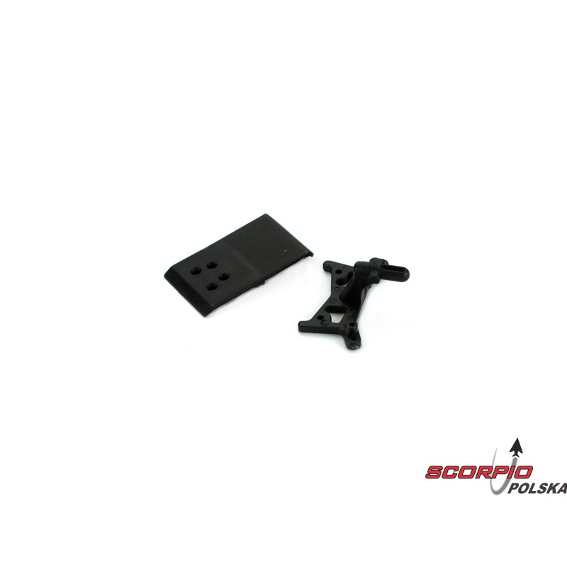 Front Shock Tower/Skid Plate Bumper: Micro-DT