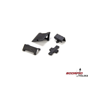 Skid Plate. Chassis Brace. Batt Door & Tray: McRC