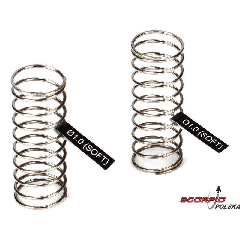 Rear Shock Spring Set; Soft (2): Mini 8IGHT
