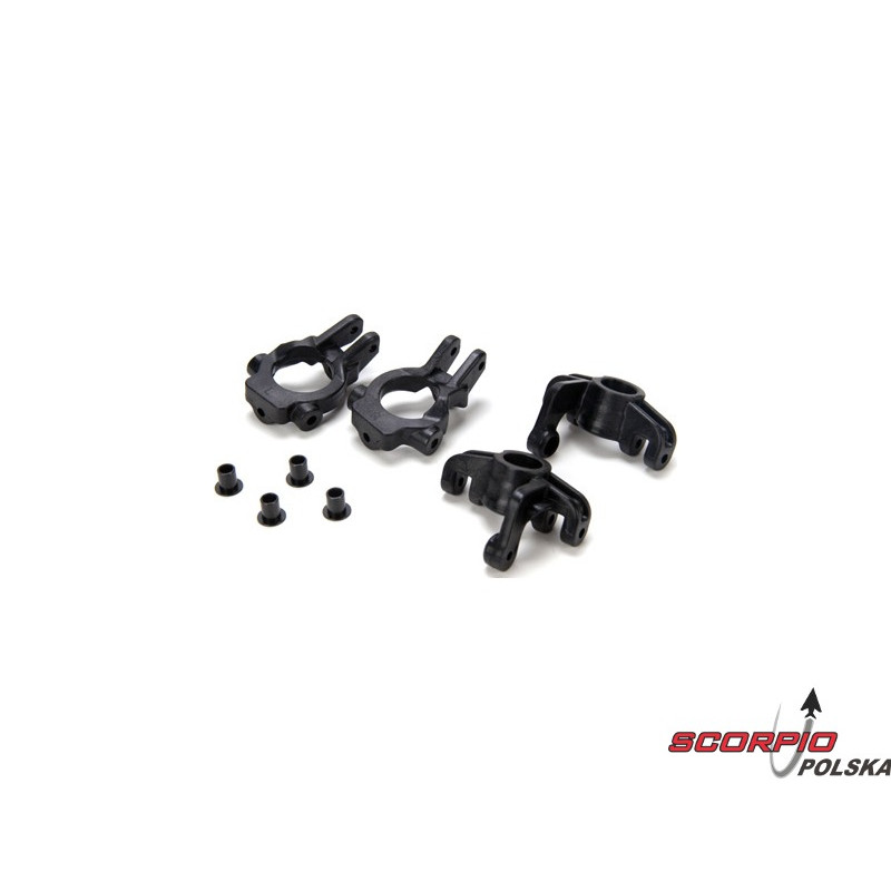 Front Spindle & Carrier Set: 10-T