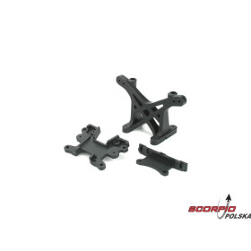Front/Rear Shock Tower w/Pin Mounts: LST. AFT