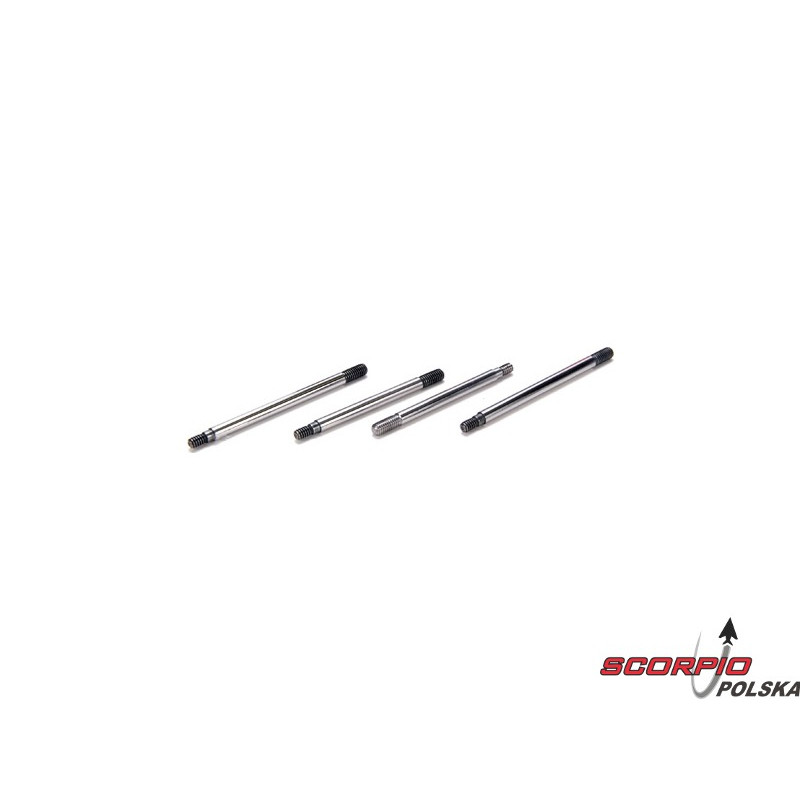 Fr/R Shock Shaft Set (4): 10-T
