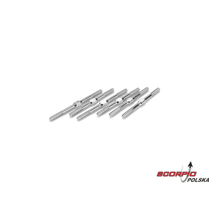 Fr/R Steering Turnbuckle Set (6): 10-T