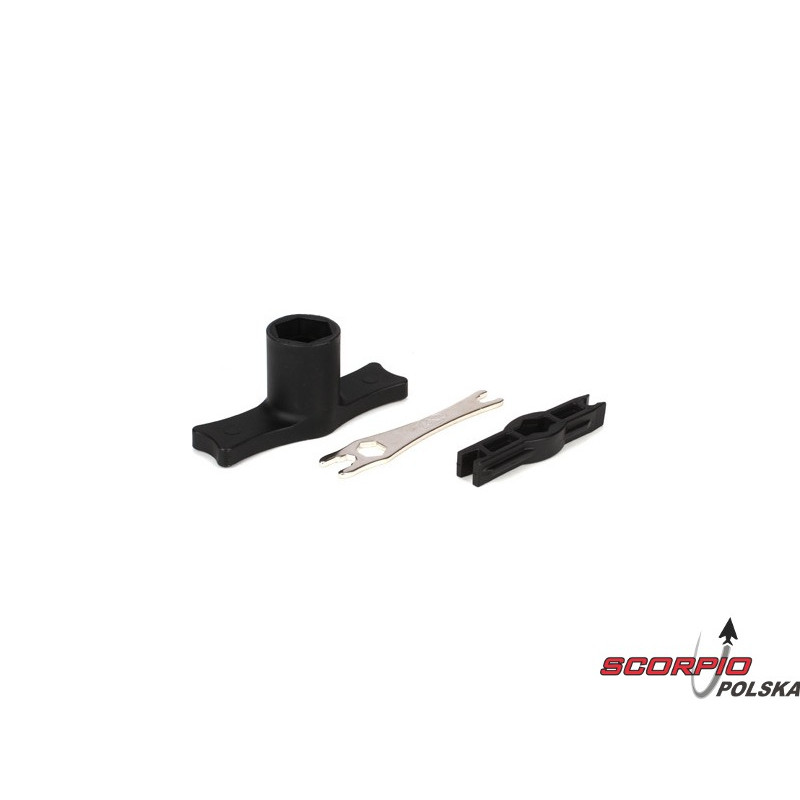Wheel & Shock Wrench Set. Plastic: 5TT