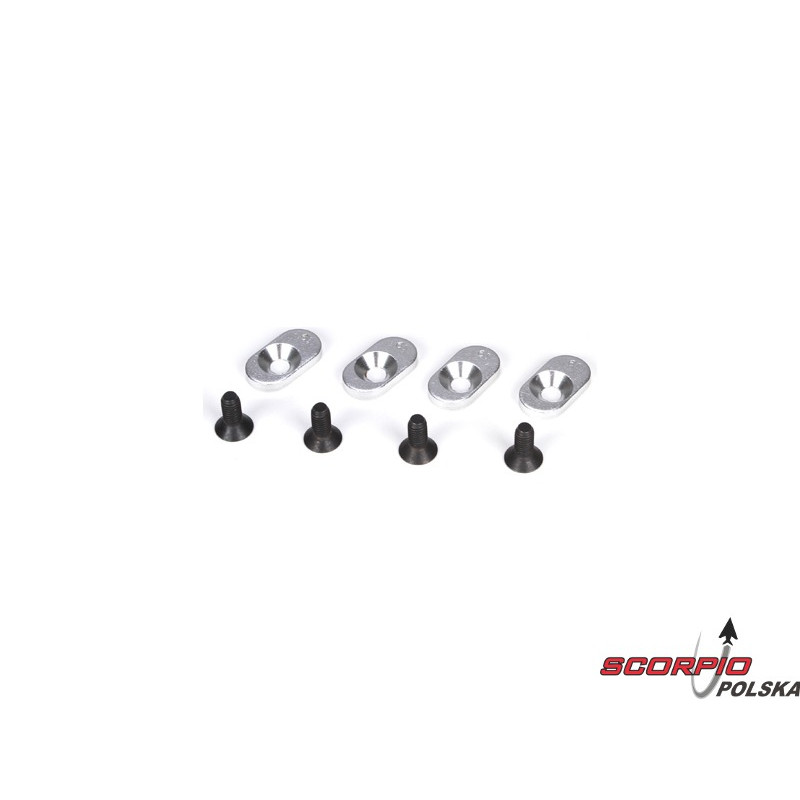 Engine Mount Inserts & Screws. 20T (4): 5TT