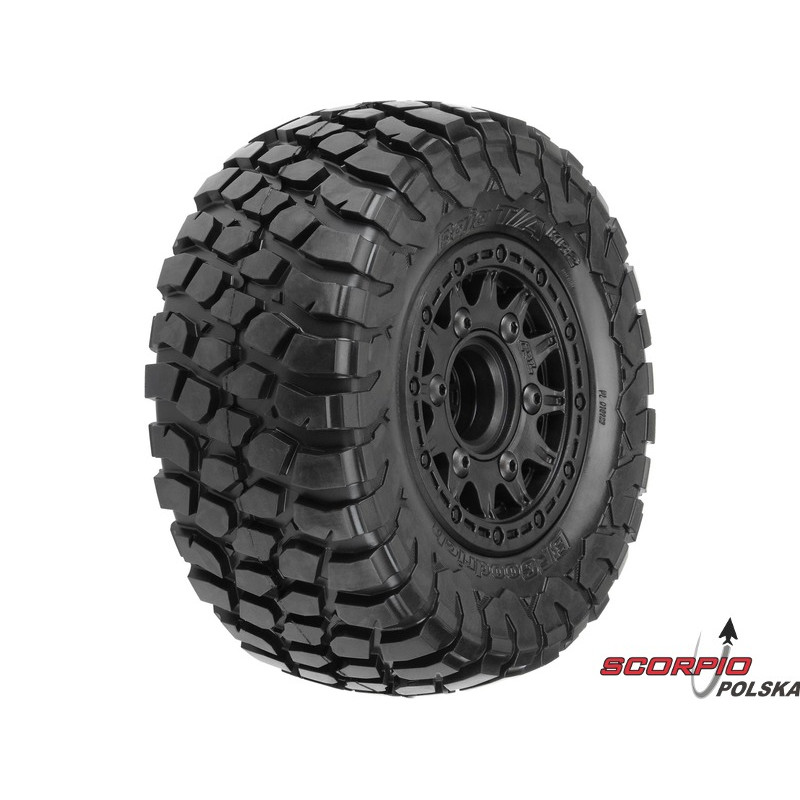 PRO-LINE koło 2.2/3.0", opona BFG KR2 M2 SC, felga Raid H12 czarna (2)