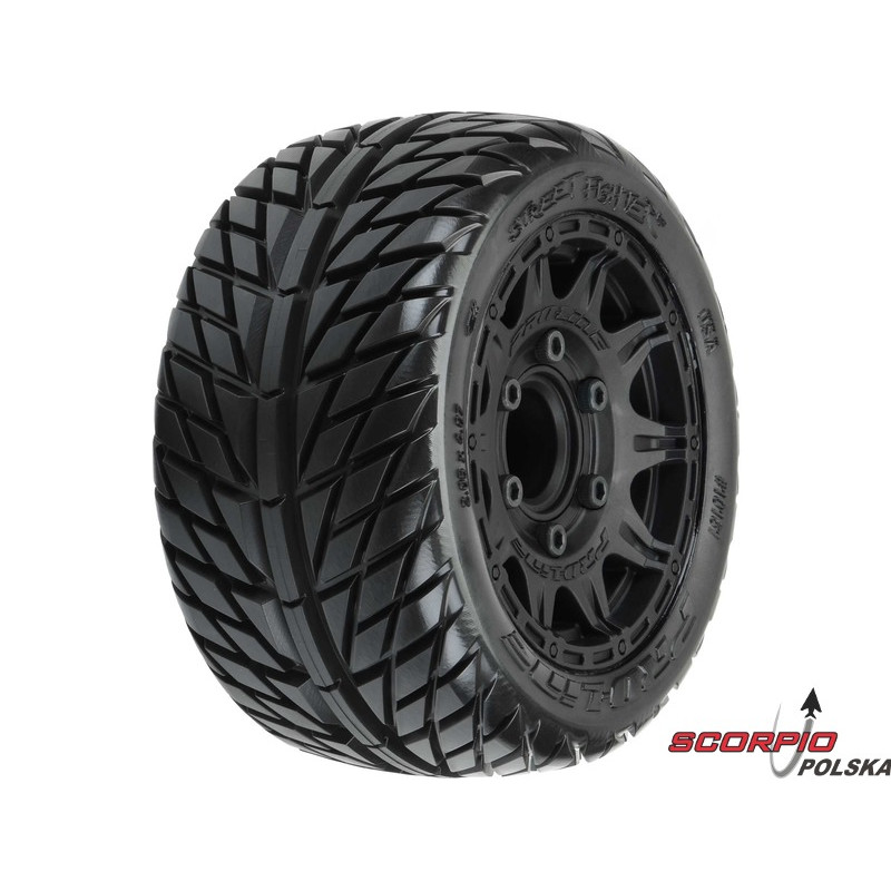 PRO-LINE koło 2.8", opona Street Fighter LP, felga Raid H12 czarna (2)