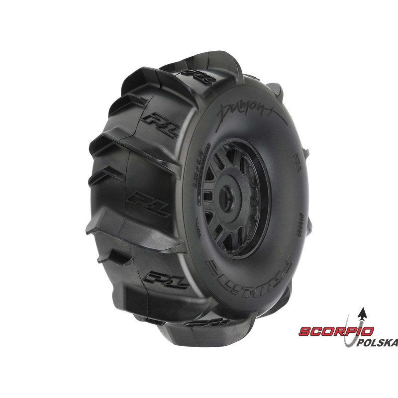 PRO-LINE koło 2.4/3.3", opona Dumont, felga H17 czarna (2)