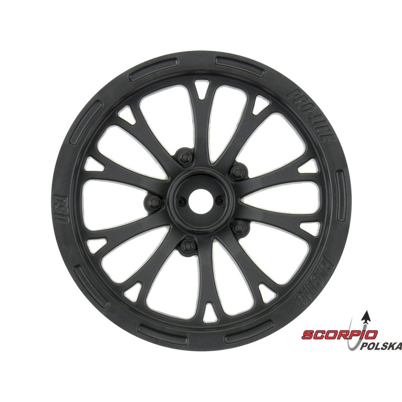 PRO-LINE felga 2.2" Pomona Drag Spec przednia H12 czarna (2)