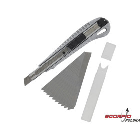 Modelcraft nóż łamany metalowy z 10 ostrzami 9x0.3mm