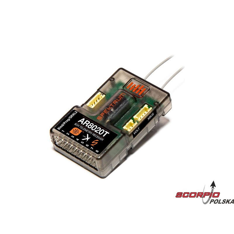 SPEKTRUM odbiornik AR8020T z telemetrią