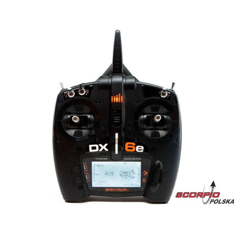 SPEKTRUM DX6e DSMX Mode 1-4 sam nadajnik