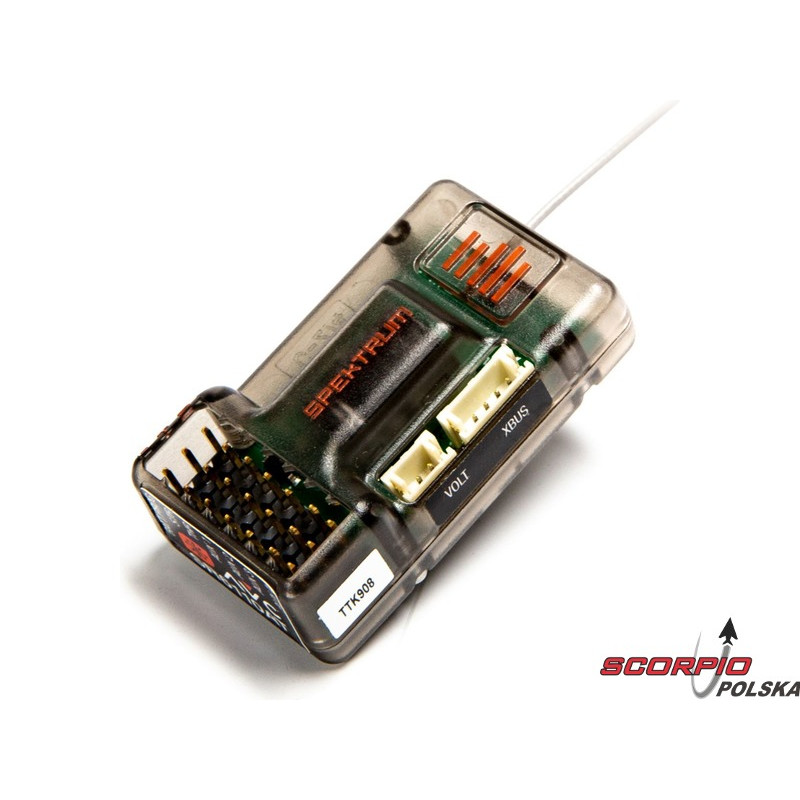SPEKTRUM odbiornik SR6110AT DSMR 6CH AVC z telemetrią
