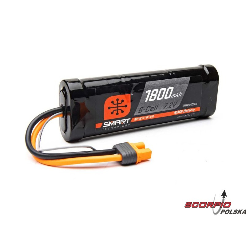 SPEKTRUM Smart NiMH 7.2V 1800mAh IC3