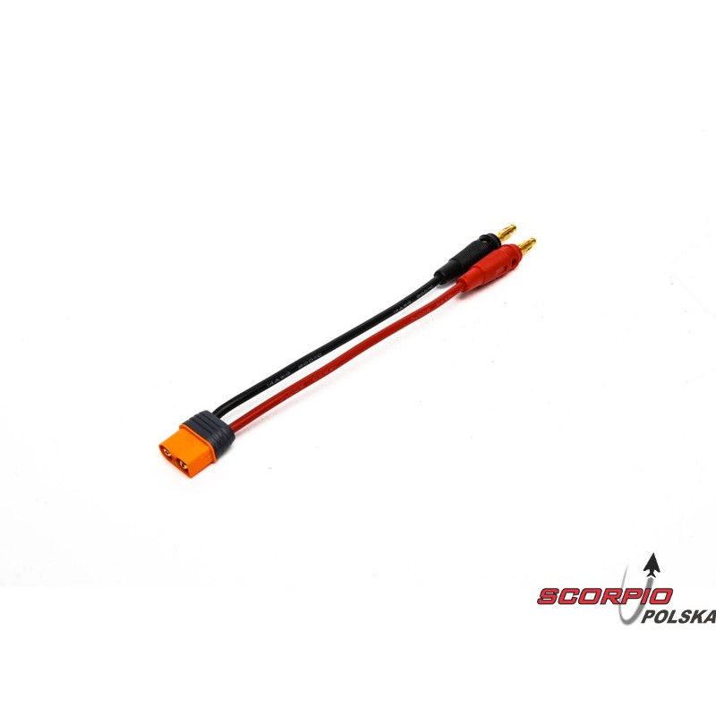 SPEKTRUM Kabel ładowania IC3 z banankami 30cm, 13AWG