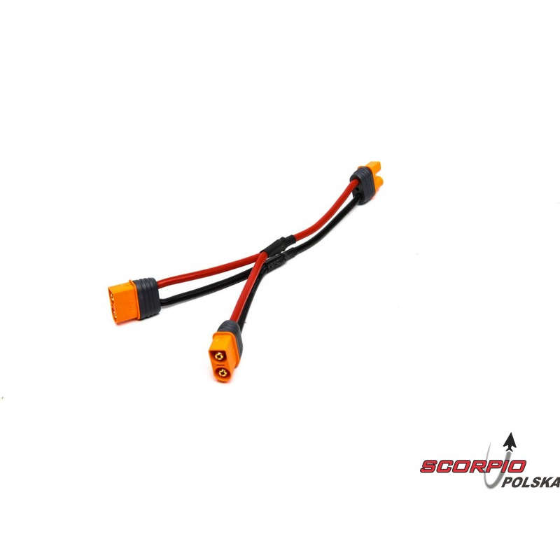 SPEKTRUM Y-kabel IC3 z konektorem akumulatora 15cm 13AWG