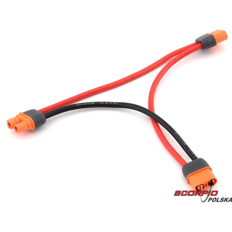 SPEKTRUM kabel szeregowy IC3 z konektorem ak. 15cm 13AWG