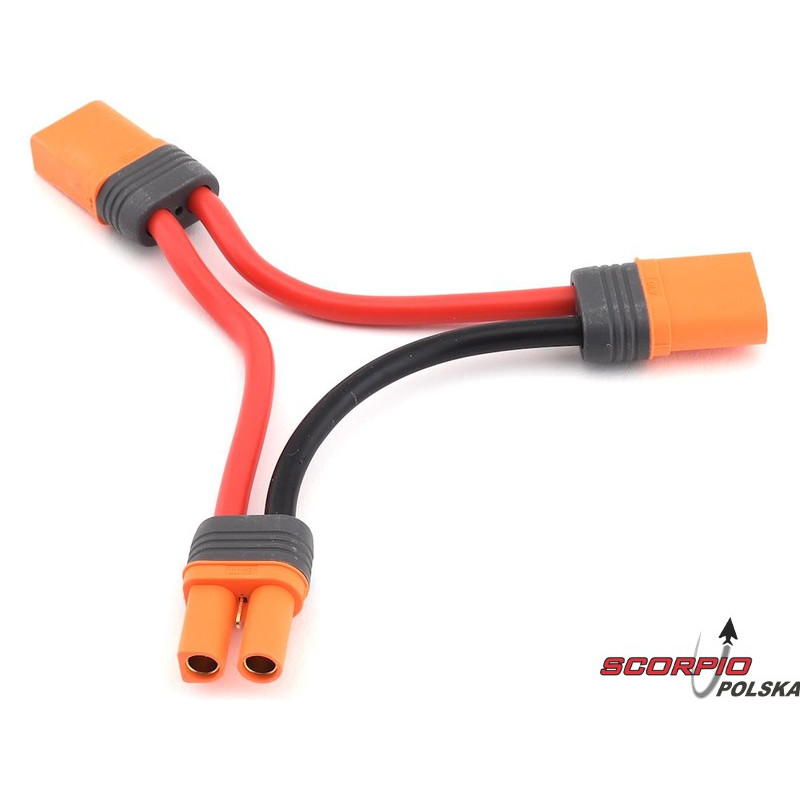 SPEKTRUM kabel szeregowy IC5 z konektorem ak. 15cm 10AWG