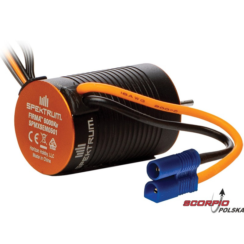 SPEKTRUM silnik trójfazowy Firma 6000obr/V ze zintegrowanym regulatorem