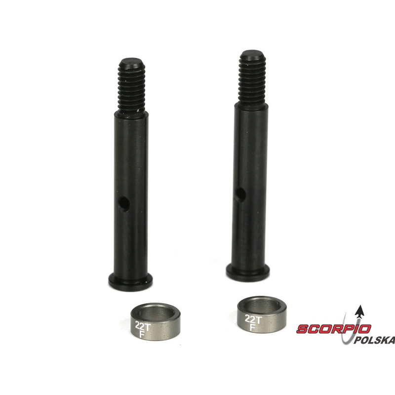 Front Axles (2): 22T