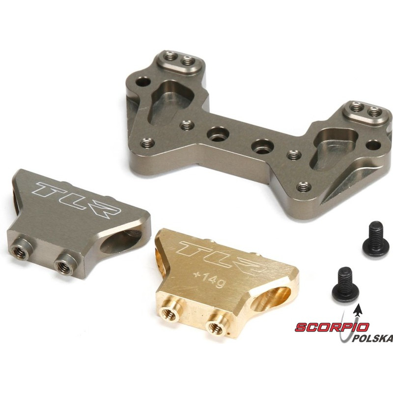 TLR 22/2.0/T/SCT: Mosiężny obc tylny, łącznik zaw