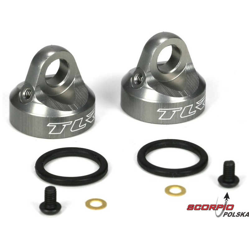 Bleeder Shock Caps Aluminum (2): TEN