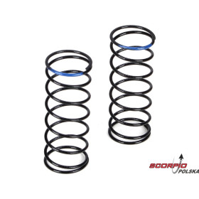 Front Shock Spring, 3.8 Rate, Blue: 22T