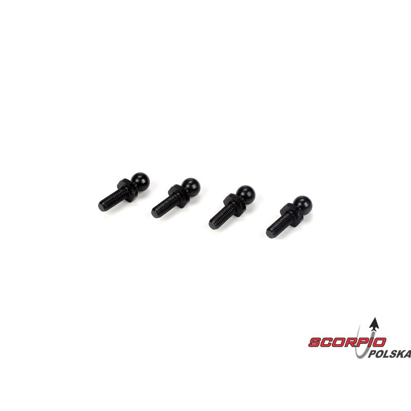 22 BallStud 4.8 x 8mm (4)