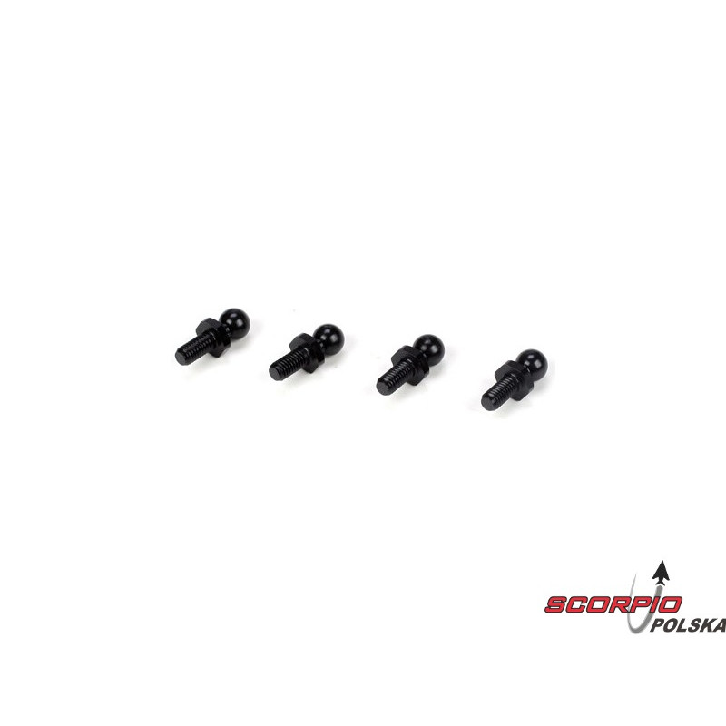 Ball Stud. 4.8mm x 6mm (4): 22