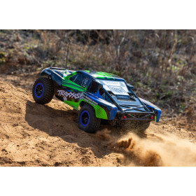 TRAXXAS Auto Slash Pro XL-5 2WD 1/10 + Oświetlenie LED  (Red/Blue)