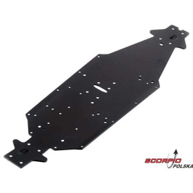 Arrma AR320197 Podwozie aluminium LWB srebrne/niebieskie: Kraton