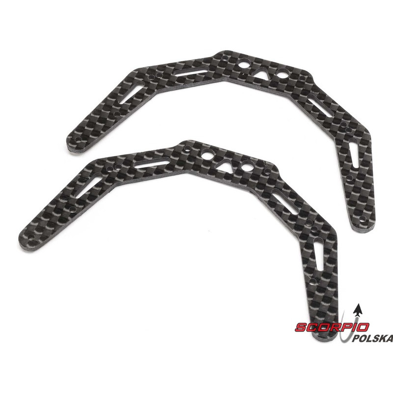 AXIAL bocznice podwozia węglowe (2): AX24