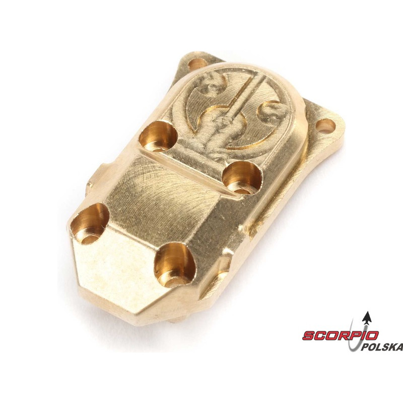 AXIAL pokrywa dyferencjału mosiądz 6.5g: SCX24, AX24
