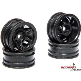 AXIAL felga 1.0" Rockster (4): SCX24