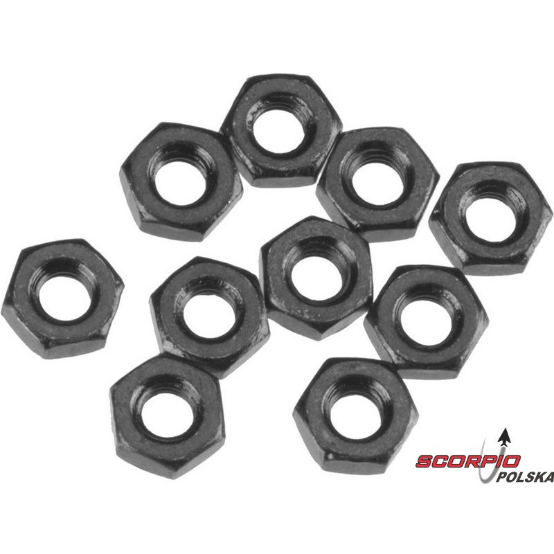 AXIAL AXA1040 Nakrętka niska M3 (10)