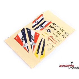 E-flite naklejki: F-14 Tomcat 40mm Twin